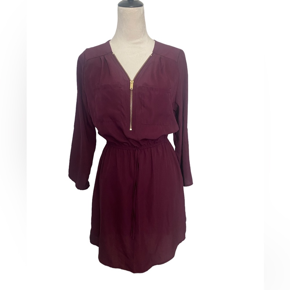 Woman’s Rue 21 dress. Medium. Deep purple (burgundy). Light weight. BRAND NEW!!